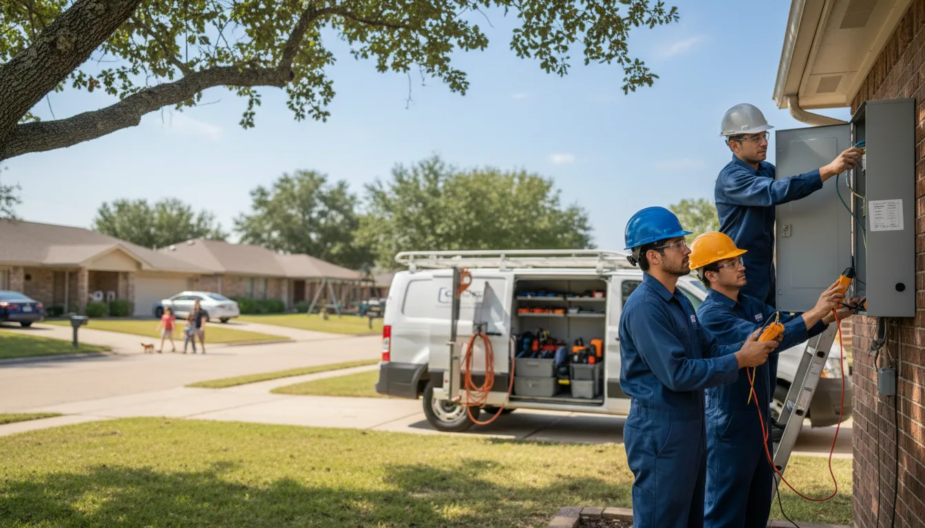 Certified electrician providing emergency electrical services in Savannah, OH